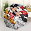 Paraguas de Apertura y Cierre Automático de Mickey Mouse y Minnie Mouse, 8 Varillas, Resistente al Viento, Plegable Portátil, Adecuado para Salidas Casuales y de Negocios