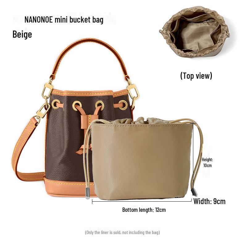 

Мини-сумка-ведро NANO NOE с подкладкой на шнурке L-44