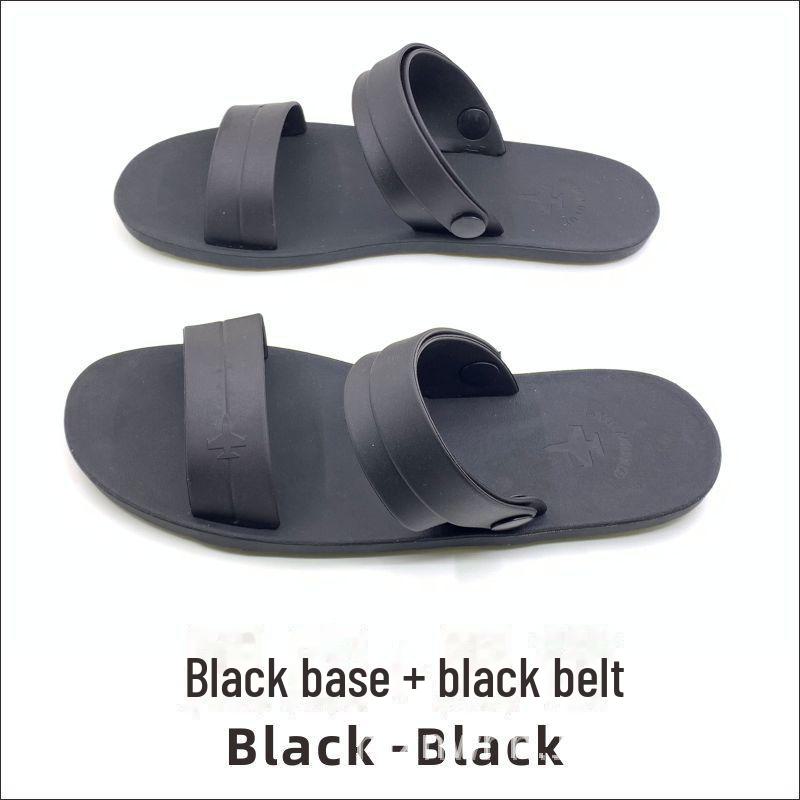 Vietnamese Rubber Sandals: Versatile Men's Casual Slip-Ons with Thai Tire Soles, Perfect for Trendy Business or Youthful Style.