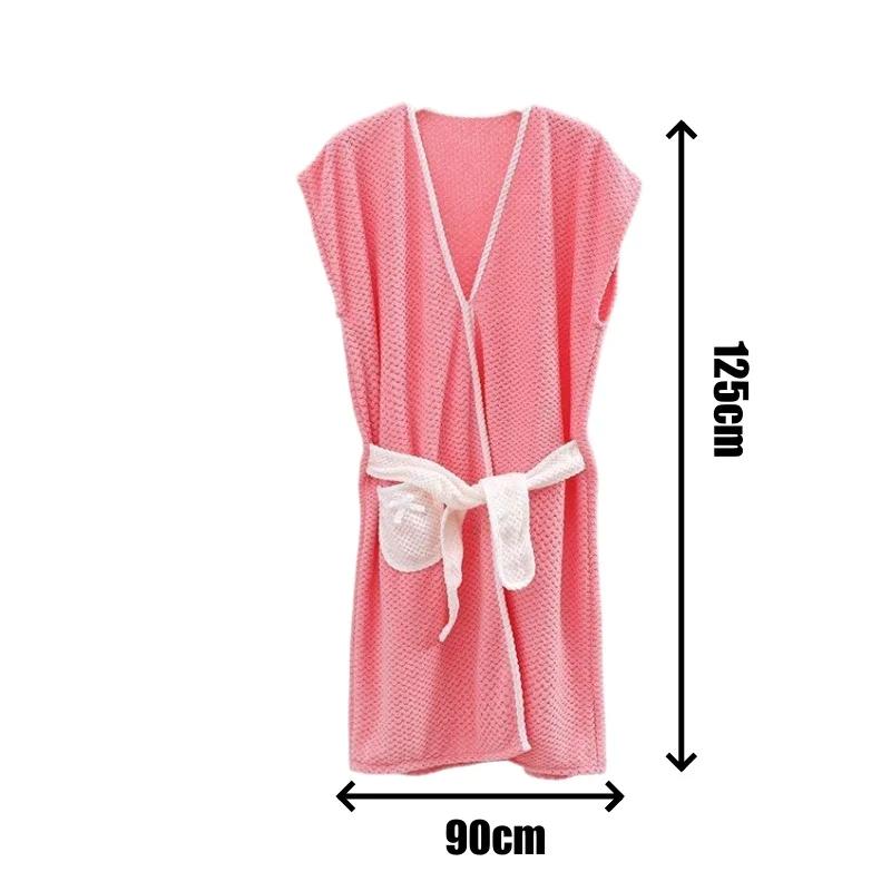 Womens Bath Towels Girls Wearable 125*90cm Fast Drying Bathing Beach Spa Bathrobes Wash Clothing Shower Bath And Gym Towel