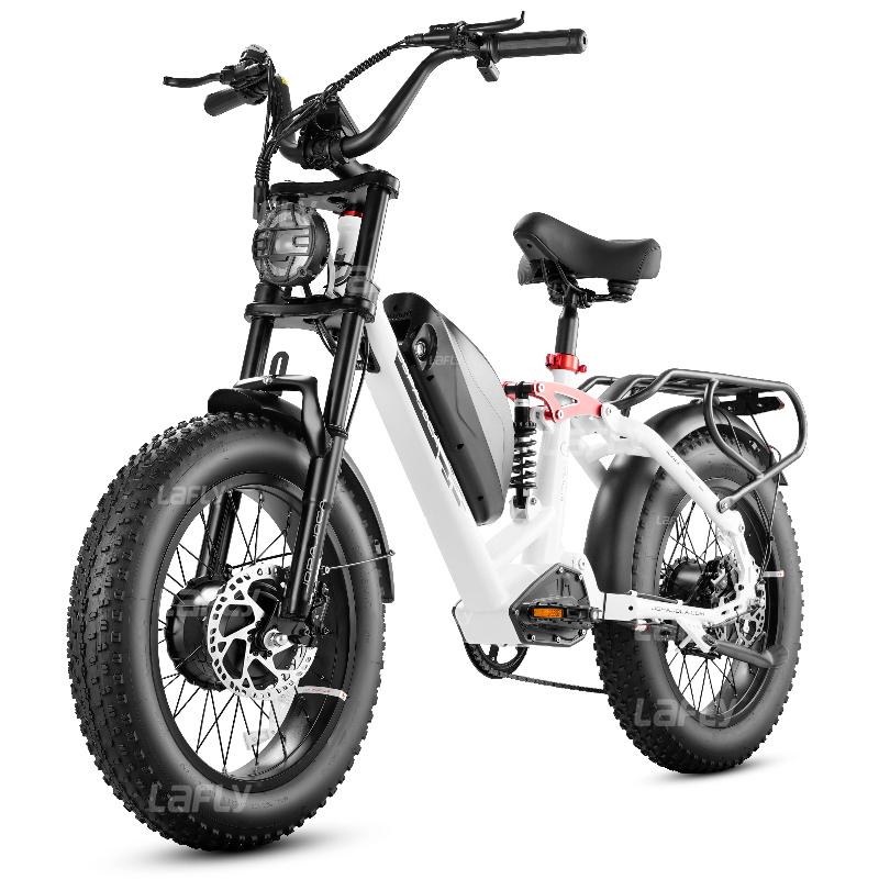 2025 NEW LUNA 1000w electric bike 85N-m torque 48v 15ah battery Color LCD Display 20*4.0 inch fat tires commuting electric bike