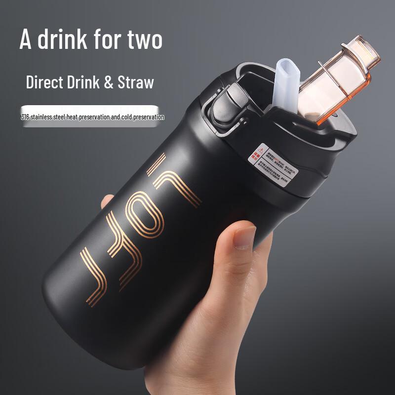 MRSIKEY Portable Insulated Coffee Mug