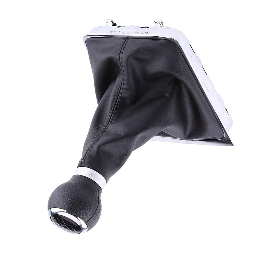 6 Speed Car Gear Shift Knob Stick Gaiter Boot Frame Kit For Passat B6 20052012
