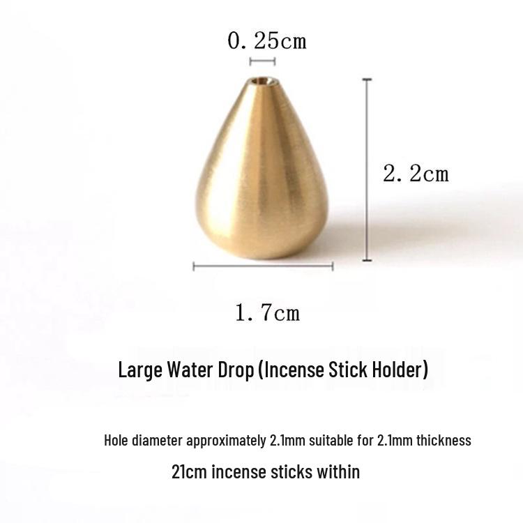 Brass Gourd Incense Holder - Fireproof Cotton Burner, Stick & Coil Holder, Incense Stand