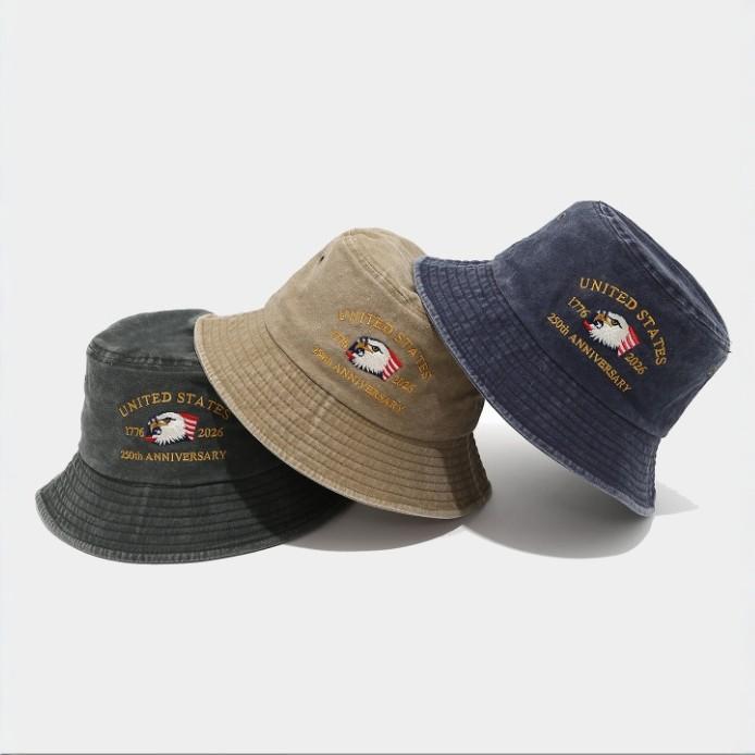 Popular US Cheetah Navy Commando Anniversary Hat Washed bucket hat tide