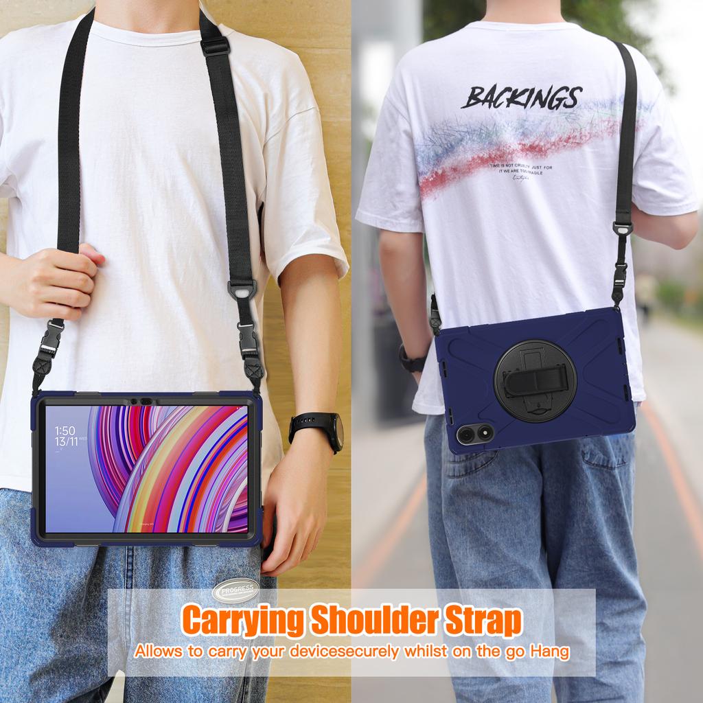 Tablet Case with Shoulder Strap for Xiaomi Redmi Pad Pro 5G/Redmi Pad Pro/Poco Pad 5G/4G Kickstand Cover
