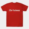 Christmas White Text Made In Australia T-Shirt