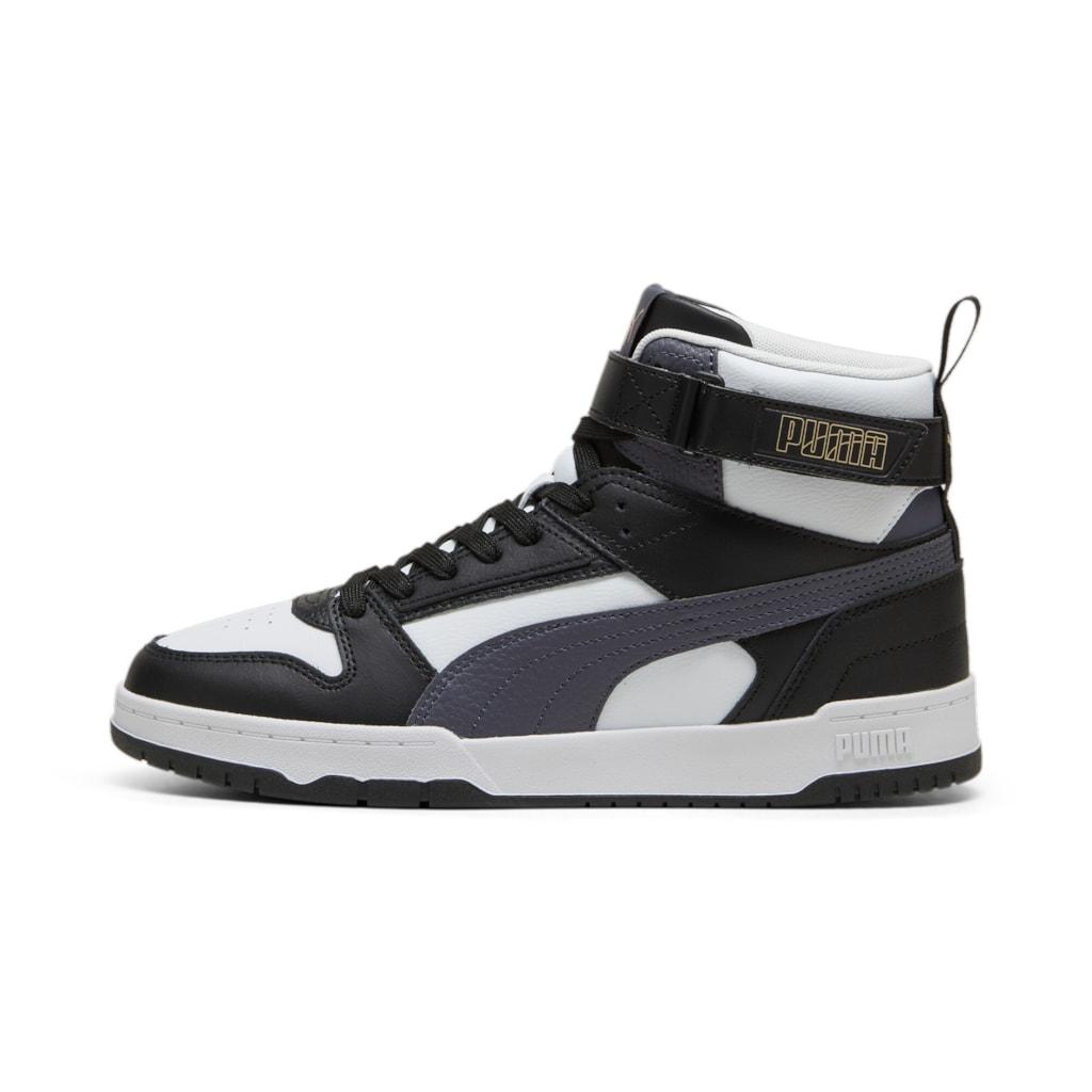 Sneakers da uomo Puma RBD Game alti alla caviglia in pelle neri (385839-32)