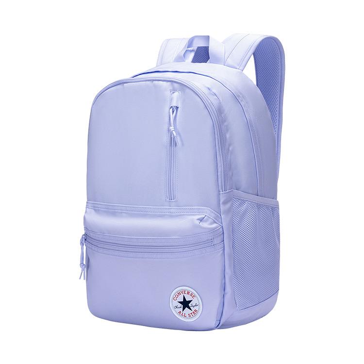 Converse Casual Sports Fashion Polyester Backpack Women Backpack Light-Purple CV2613240GS-004