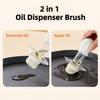 Food Grade 2 in 1 Oil Dispenser Brush 230ml Oil Pot Leak-proof Oil Bottle  Kitchen