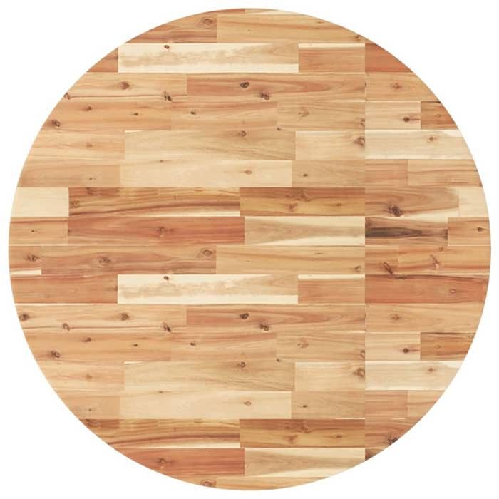 VidaXL Dessus de table rond Ø90x4 cm bois massif d'acacia, dessus de table de rechange, dessus de table rond, dessus de 4008705