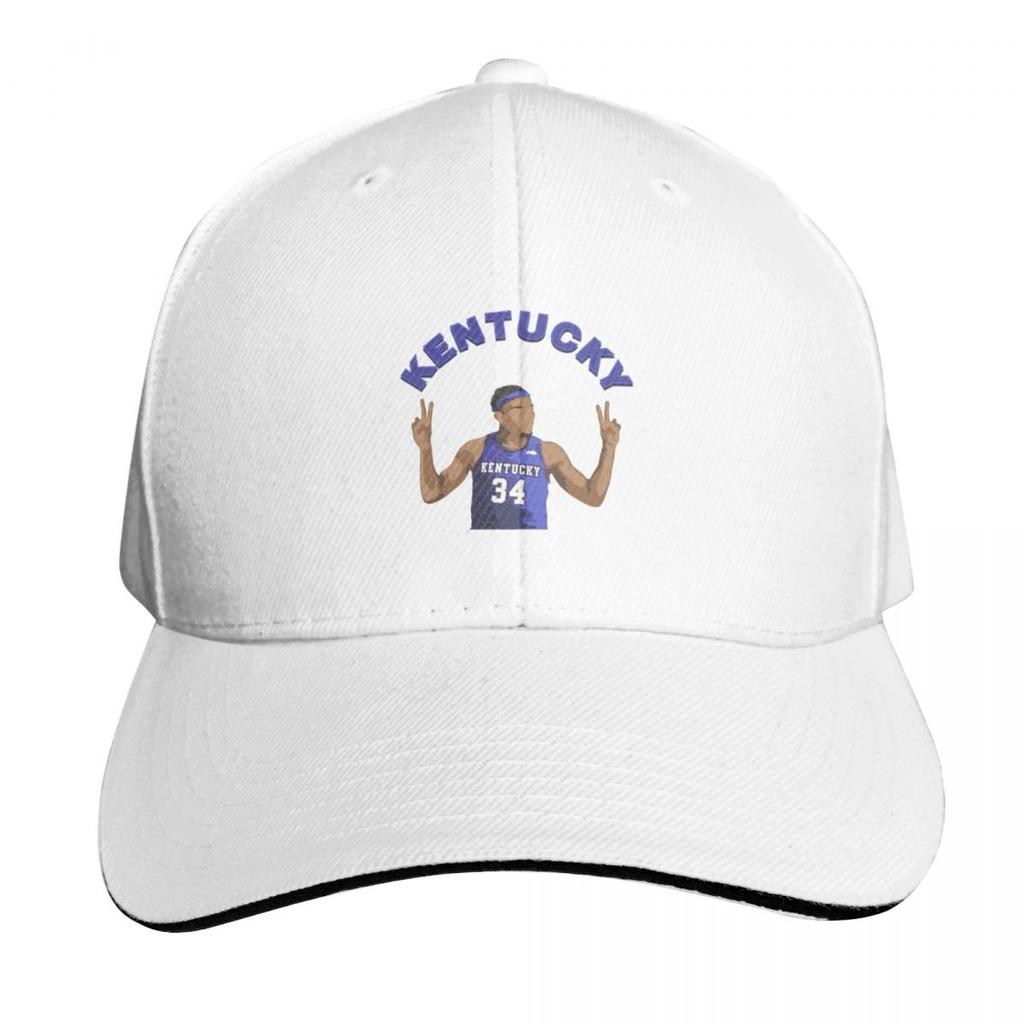 Oscar Tshiebwe 34 University Of Kentucky Basketball Baseball Cap Men Women Casual Summer Sport Sun Cap