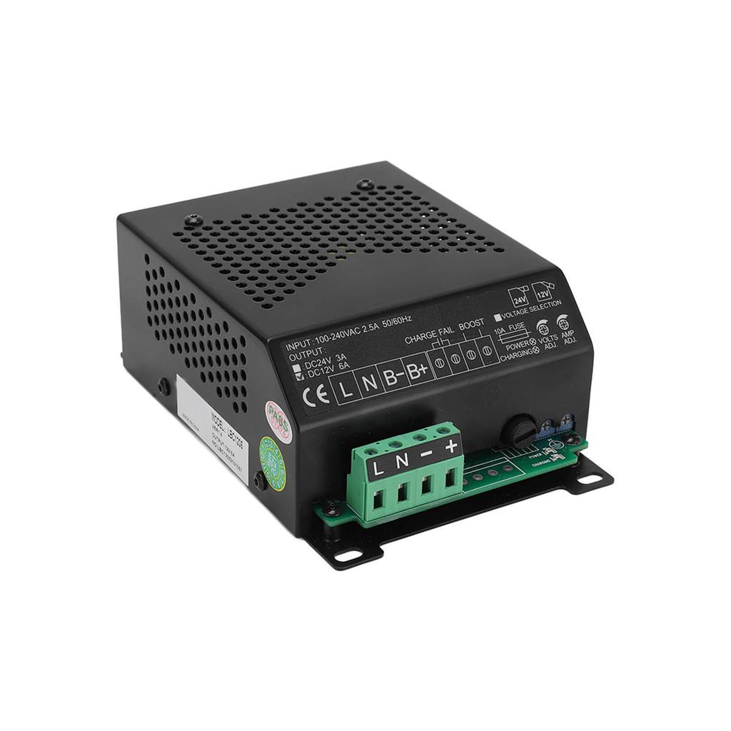 LBC1206 AC100‑240V Diesel Generator   Acid Battery Charger with Overcharge Short Circuit Protection