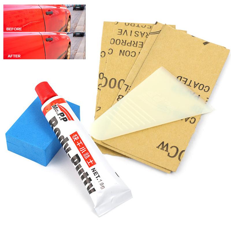 Car Body Paint Repair Set Tools Scratch Putty Filler Soil Paint Pen Refinish Quick Scratchs Repairing Auto Smooth Accessories