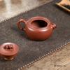 Traditionelle Yixing-Teekanne aus lila Ton, handgefertigter Bambus-Steinkessel, chinesisches Zisha-Teeset, 200 ml