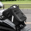 5L Reflective Motorcycle Bag Anti-Slip Storage Pouch with Elastic Straps Water Resistant for Bike Scooter Frame Travel