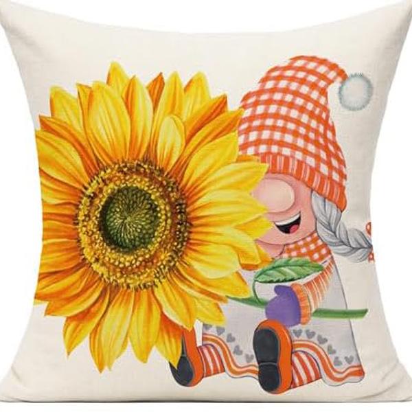 New Thanksgiving Holiday Print Pillow Pillow Sofa Bedside Home Pillow Case Waist Cushion Cover