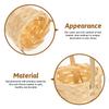 5 Pcs Woven Basket Mini Woven Baskets Handmade Flower Basket Storage Containers Bamboo Weaving Home Storage ganization