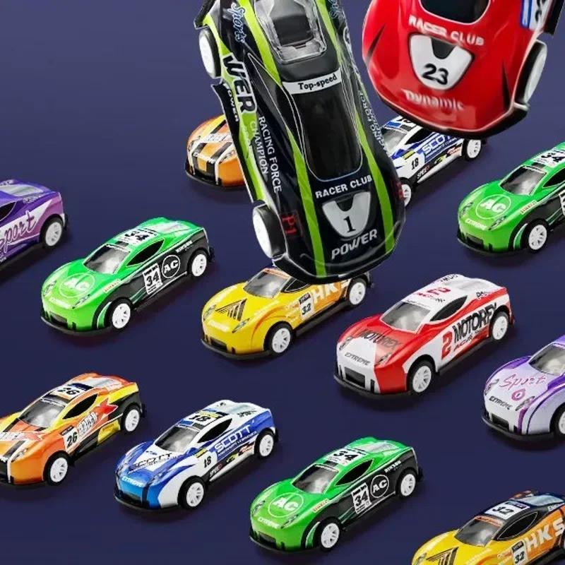 Large Kid Truck Deformation Transporter Car Playthings Models Learning Miniature Folding Track Racing Vehicle Boys Girls Birthday Present
