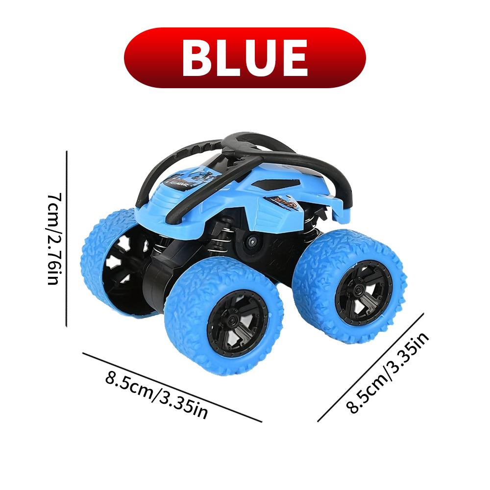 Four Wheel Drive Stunt Inertia Toy Car - Inertia Drive, No Battery Required, High Playability - Suitable for Boys and Girls As G