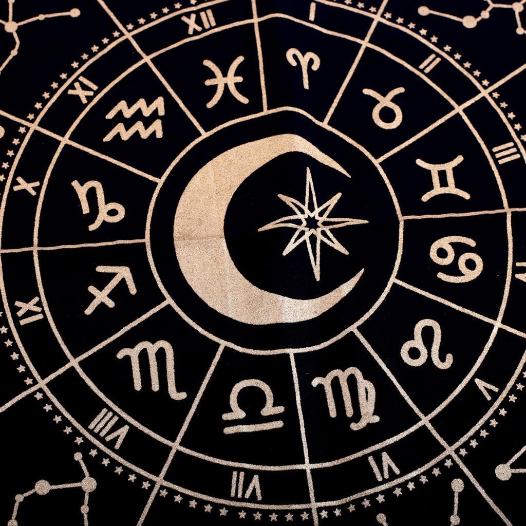 Something Different Astrology Wheel Altar Cloth