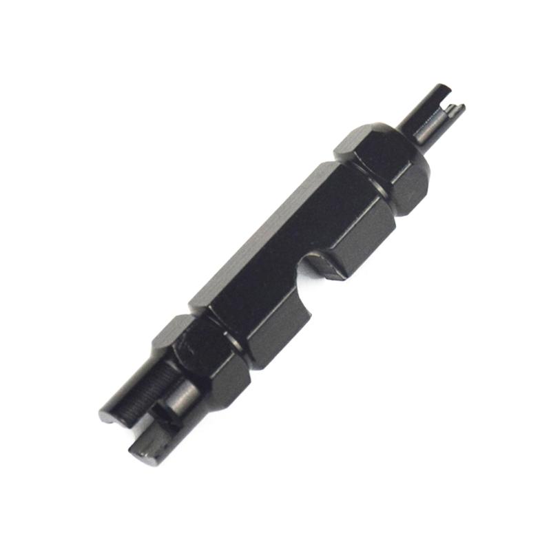 

Инструмент для снятия золотников, удлинитель вентилей, инструмент для ремонта шин для вентилей Шредера и Преста, простой инструмент для обслуживания камеры чёрный