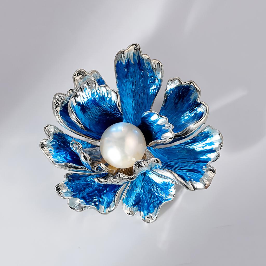 Brosche im chinesischen Stil, edle Pfingstrose, groß, Damenmantel, Cheongsam, Kragennadel, Cardigan-Mantel-Anstecknadel