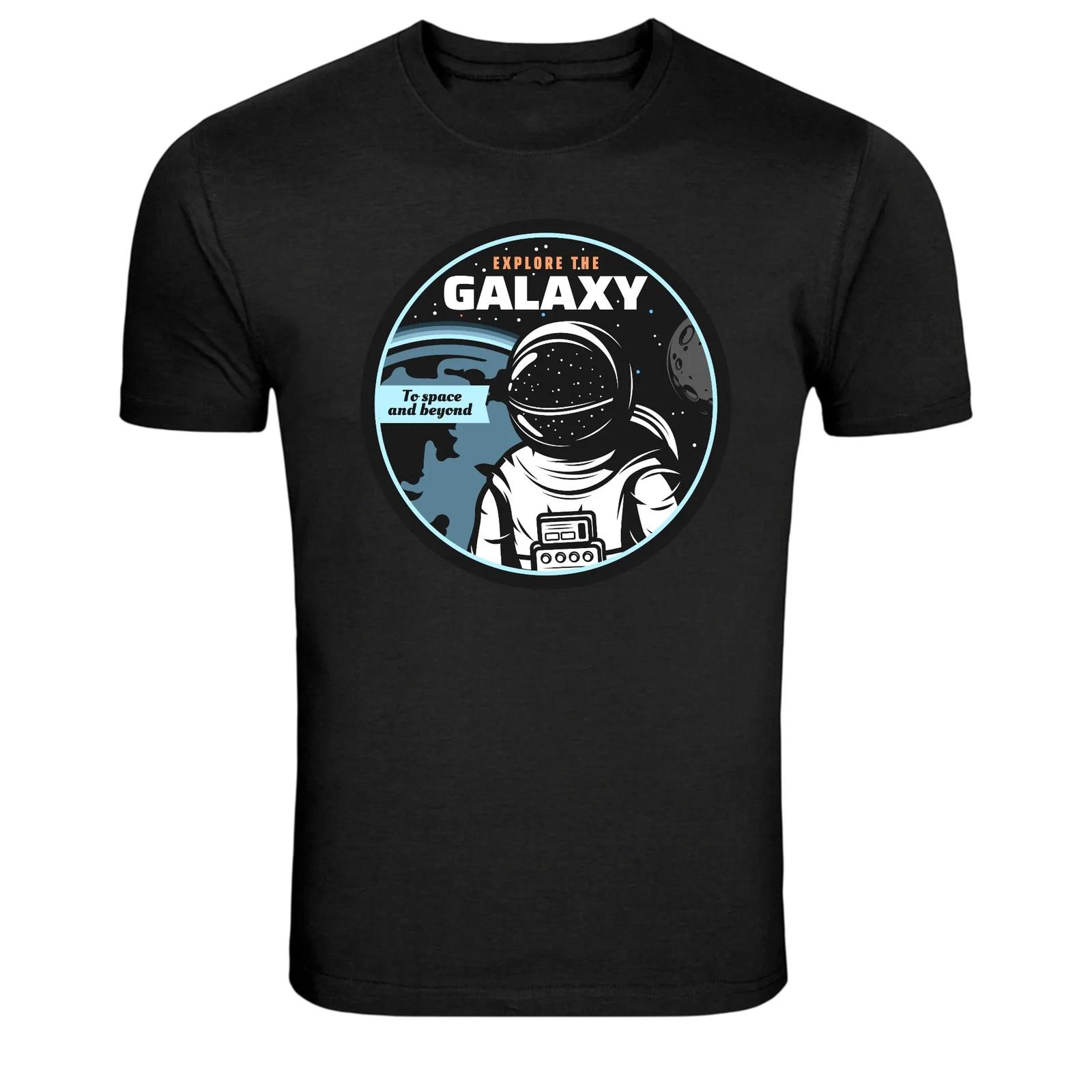 Explore The Galaxy Astronaut Space Graphic T Shirt Sci Fi Tee 3XL