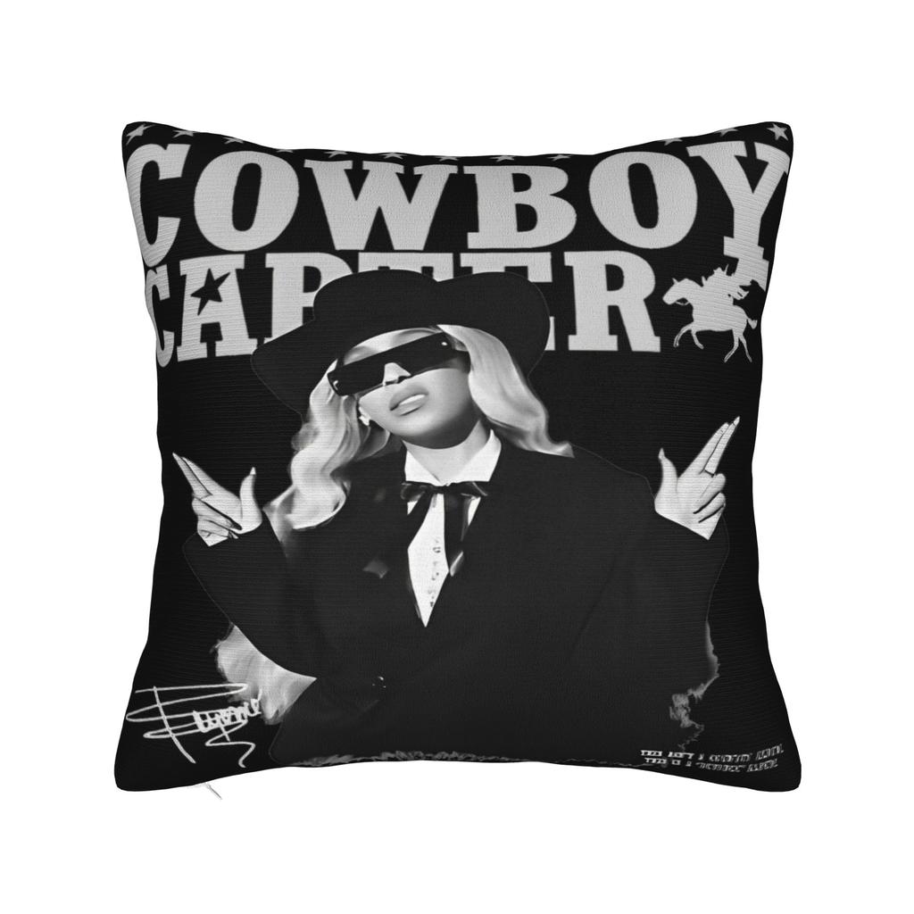Beyonce Cowboy Carter Tour Printing Pillowcase Cushion Cover  Pillow Covers New Style Bedroom Decorations Square Multi-Size
