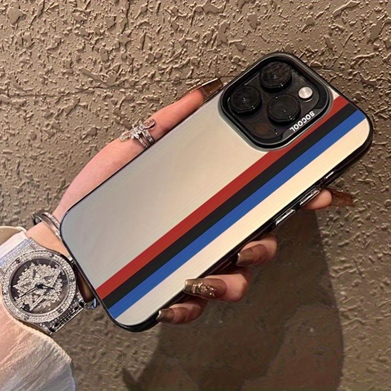 

Texture striped design pattern phone case suitable for iPhone 17 16 15 14 13 12 11 Pro/Max/Plus anti drop and shock absorption For iPhone 11PROMAX
