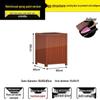 Carbonized Wood Flower Trough: Outdoor Anti-Corrosion Garden Planter Box for Balconies and Roads