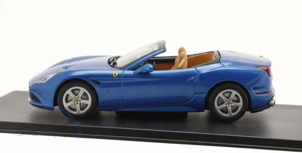 scale Ferrari California T 2014 Blue Metallic diecast model car 1/43