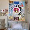 Singer MMac Circles Miller Colorful Tapestry Wall Hanging Hippie Flower Wall Carpets Dorm Decor Japanese Tapestry