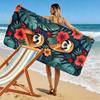 Sloths Print Beach Towel, Large Soft Quick Dry Towel for Beach Camping Swimming