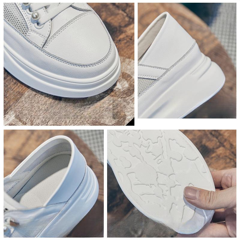 New Thick-soled Sports Height-increasing Women's Shoes Running Breathable Casual Single Shoes Devotion