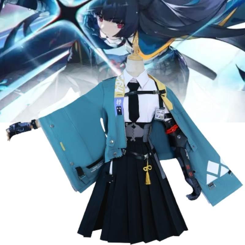 Trendy Street Style Polyester Cosplay Outfit With Accessories In Starry Elegant Color