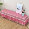 TV Cabinet Cover Double-layer Dust Cover New Lace Universal Cover Tablecloth Rectangular Living Room TV Cabinet Tablecloth