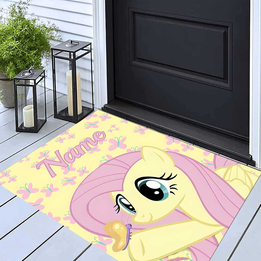 Little Pony (5) Customize your name rug, office chair cushion, home bedroom living room gift.