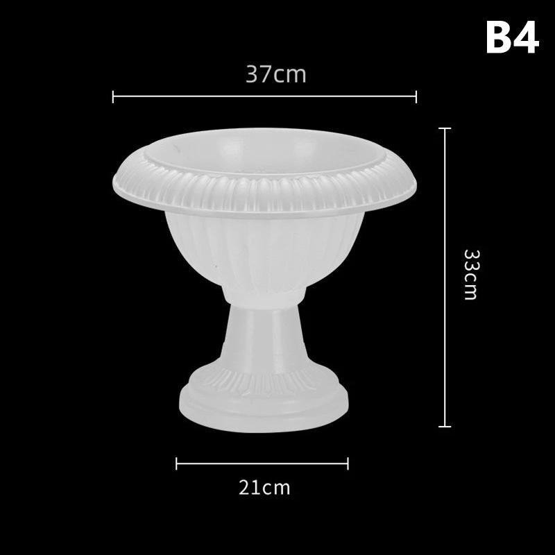 1 Stück Große Wasserwellen-Vase aus Kunststoff, Wellen-Blumentopf-Arrangement, moderner nordischer Stil, für Zuhause, Wohnzimmer, Schreibtisch-Dekoration, Ornament