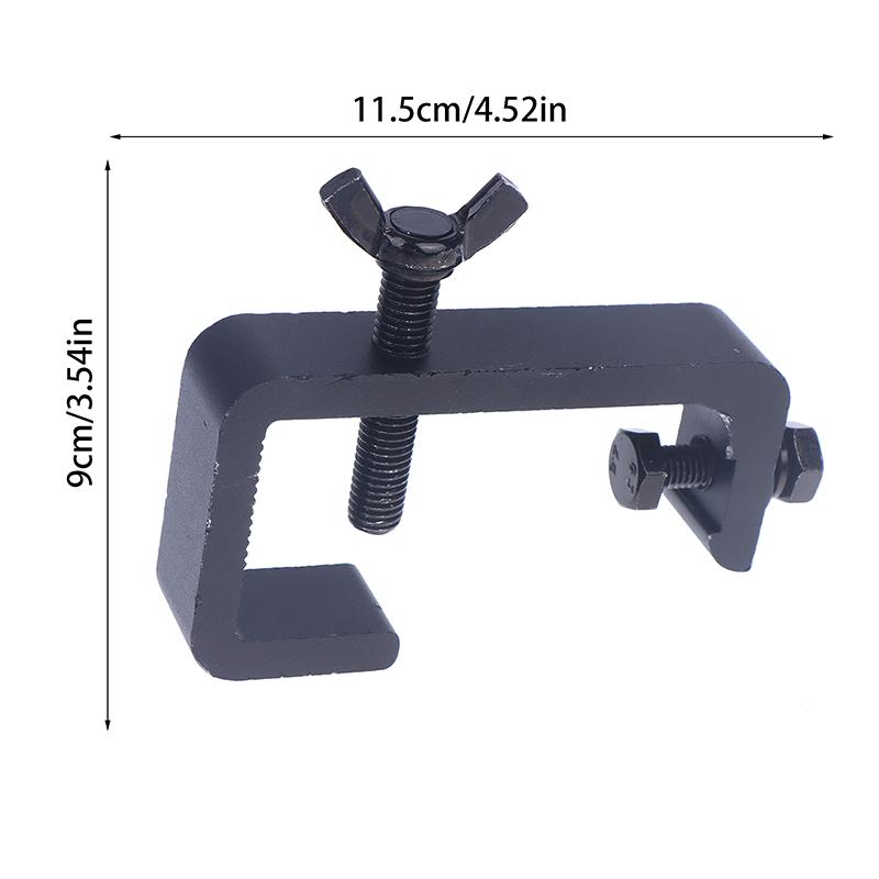 

15-41 мм Зажимы для квадратных труб Зажим из алюминиевого сплава Монтажные крюки для ферм для сценического освещения Эффекты Ярмарочное мероприятие Диско чёрный