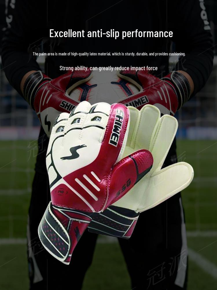 Professional Non-Slip Soccer Goalkeeper Gloves with Finger Protection for Adults and Kids