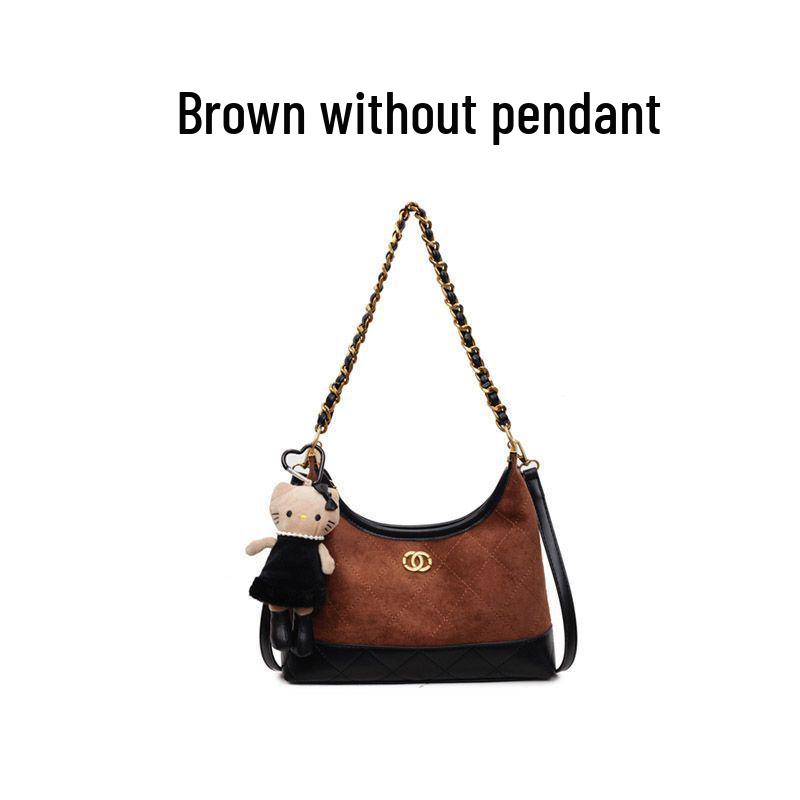 

Argyle Chain 2025 Retro Single Shoulder Crossbody Bag - Large Capacity & Versatile Fragrance Style 6615