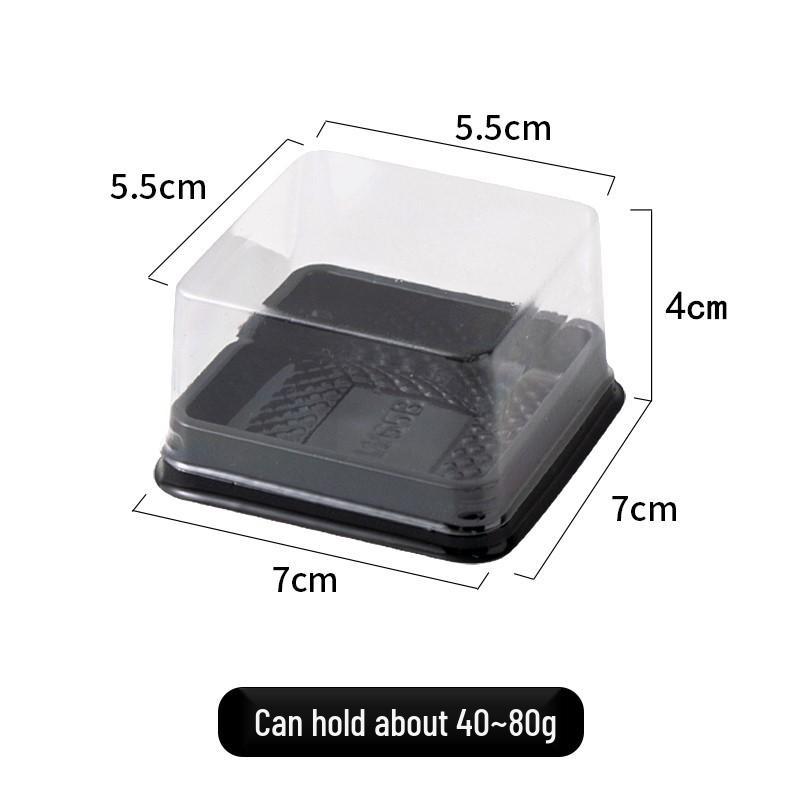 Quadratische Mondkuchen Blisterverpackung - Verpackungsbox für Schneehaut- und Eigelbpastete