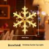 LED Christmas Decorative Lights: Snowman, Tree, Bells, Star, Window Suction Cup Holiday Set