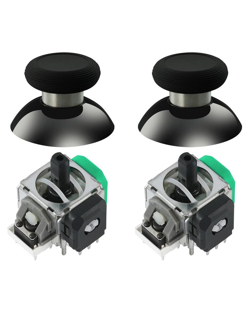 GuliKit Joystick for Xbox Series TMR Replacement Repair Long Excellent Temperature Includes 2 Stick Caps S/X Controllers, Electromagnetic, Anti-Drift,