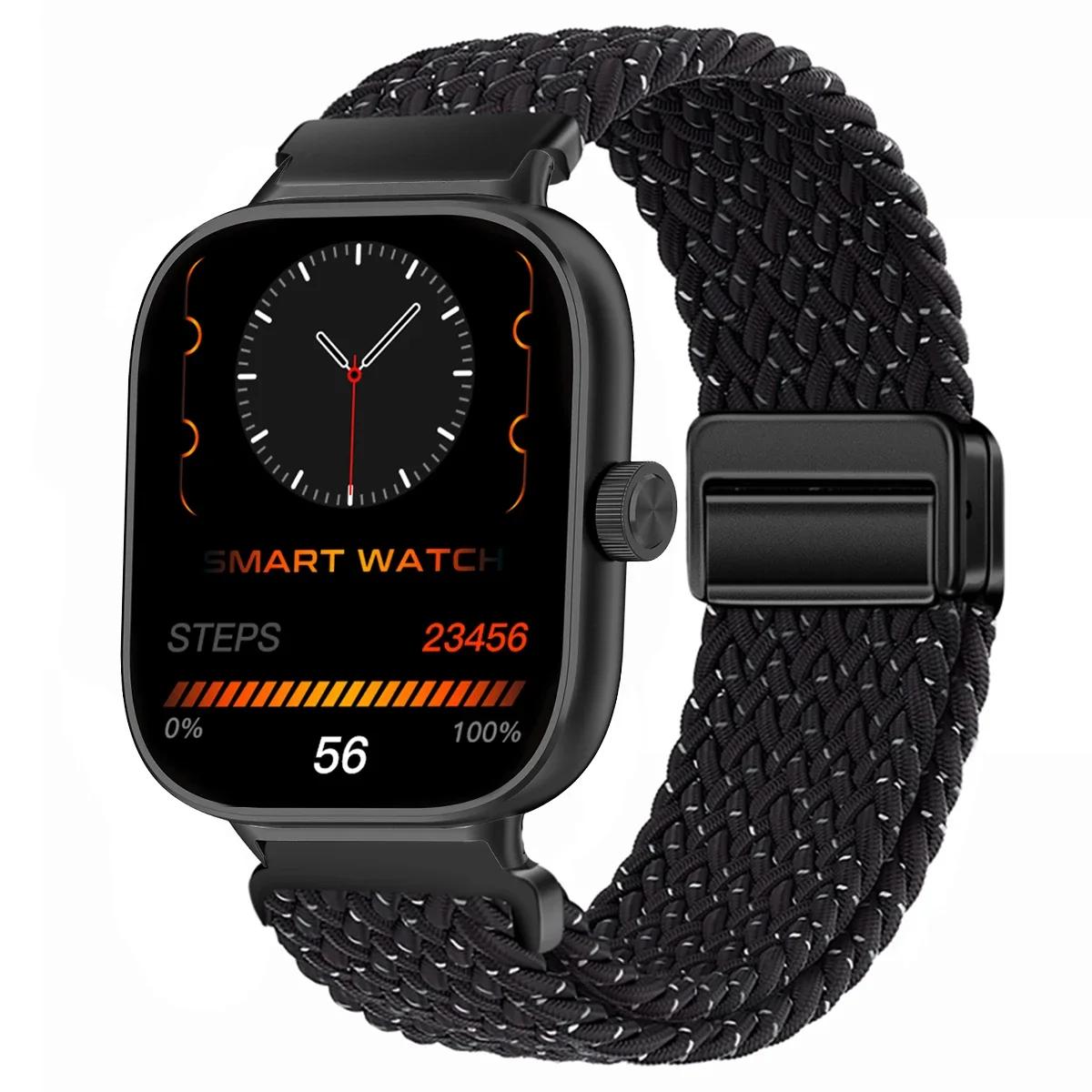 

Магнитная петля для Xiaomi Redmi Watch 5 4 Ремешок Регулируемый плетеный спортивный нейлоновый сменный ремешок браслет Miband 8pro 9pro For Redmi watch 4