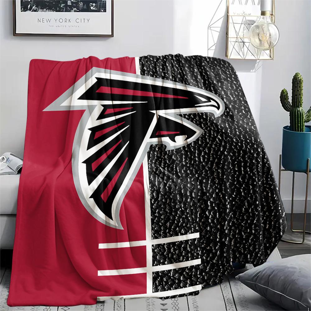 Atlanta Falcons Print Flannel Blanket, High quality Comfortable for All Seasons, Home Decor, Warmth and Comfort, Perfect for Christmas Gifts