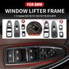 Interior Door New Carbon Fiber Window Regulator Switch Panel Trim Cover Replacement For BMW 1 3 4 Series F20 F30 F31 F34 F35 F36