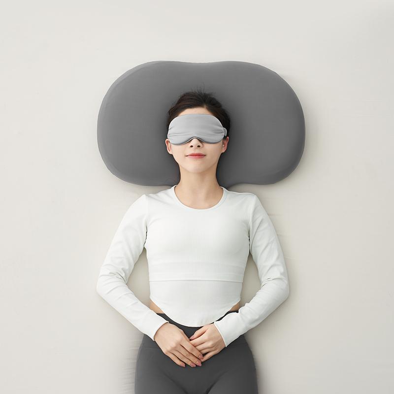 

Class A Macaron Jelly Pillow Single Memory Pillow Home Comfort Rebound Cervical Spine Pillow Core 65x40x10cm 1pcs темно-сірий