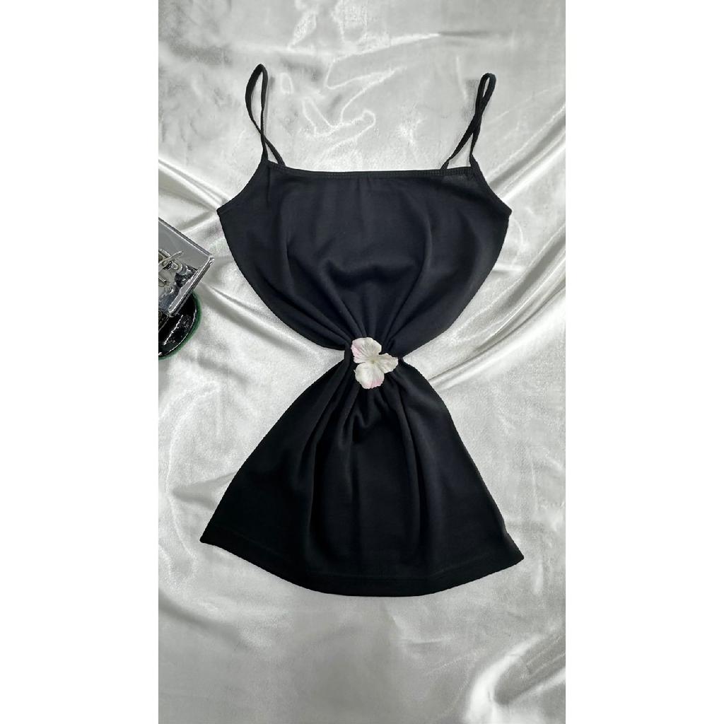 Women's Lycra 4-piece Rope Strap Basic Black White Skin Gray Economical Women's Athlete